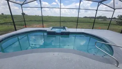 Freeform pool project in Florida